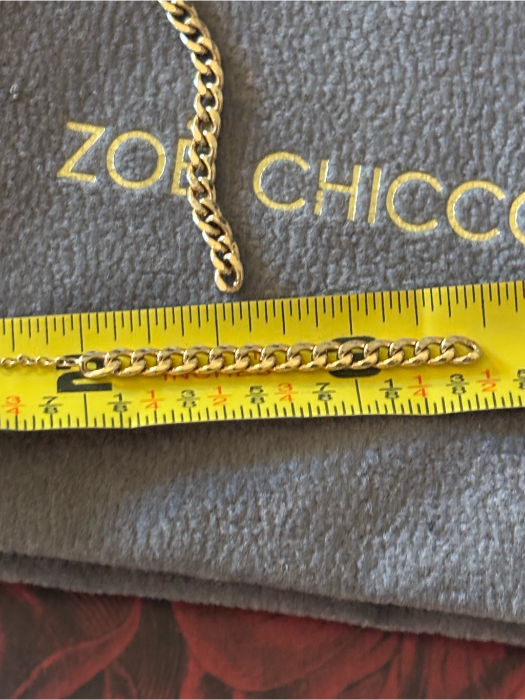 Zoe Chicco - 14k Gold Small Curb Chain Drop Threaders - Mint Condition — image 3 of 6